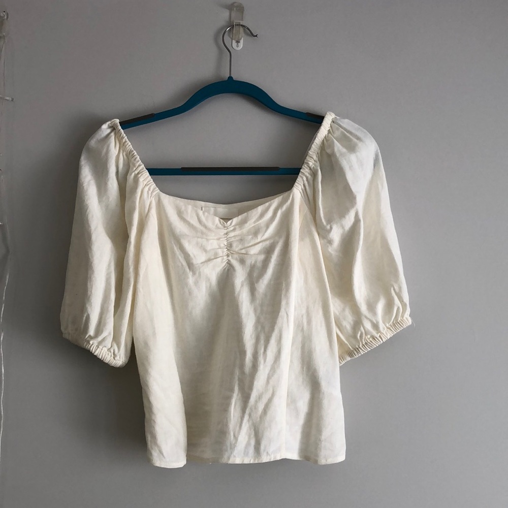 Linen Off the Shoulder H&M Top